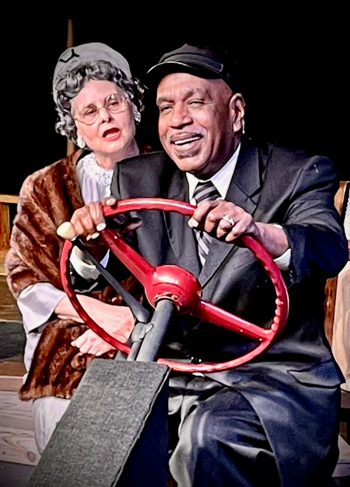 Miss Daisy (Barbara Brandt) and Hoke (James West III)
