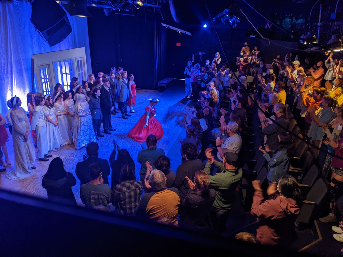 A packed house gives a much deserved standing ovation to the cast and crew of Anastasia the Musical. (Photo credit: Joe Maniglia) A packed house gives a much deserved standing ovation to the cast and crew of Anastasia the Musical. (Photo credit: Joe Maniglia)