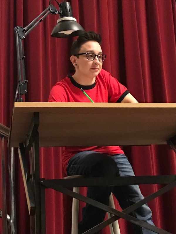 Samantha Maidlow appears as Alison Bechdel in FUN HOME. 1