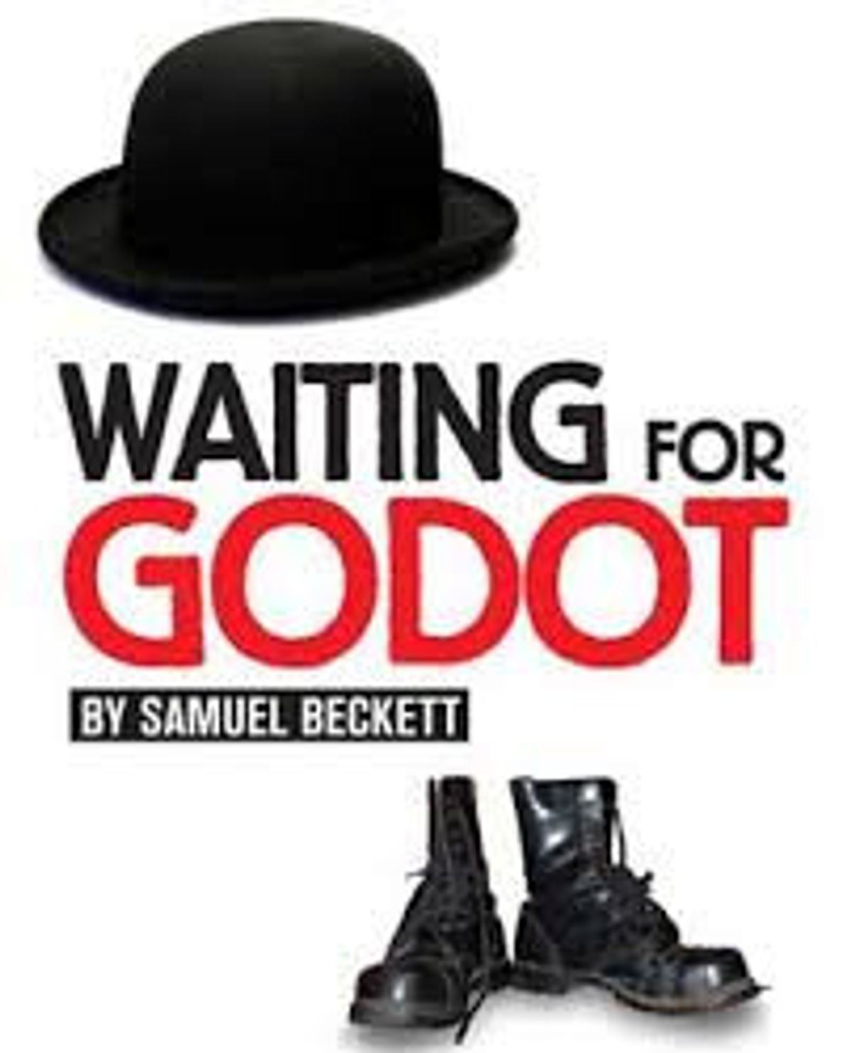 A "GODOT" SHOW CARD!: Here's a script cover for the great Samuel Beckett's "Waiting For Godot". A "GODOT" SHOW CARD!: Here's a script cover for the great Samuel Beckett's "Waiting For Godot".