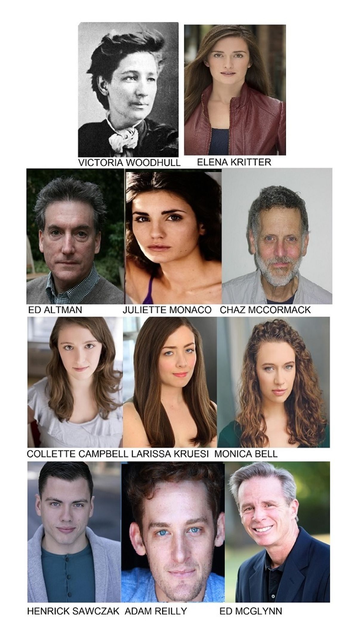 Victoria Woodhull cast Victoria Woodhull cast