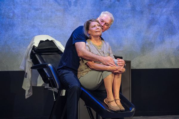 Actors Julia Glander and Alex Leydenfrost in Tipping Point Theatre's 