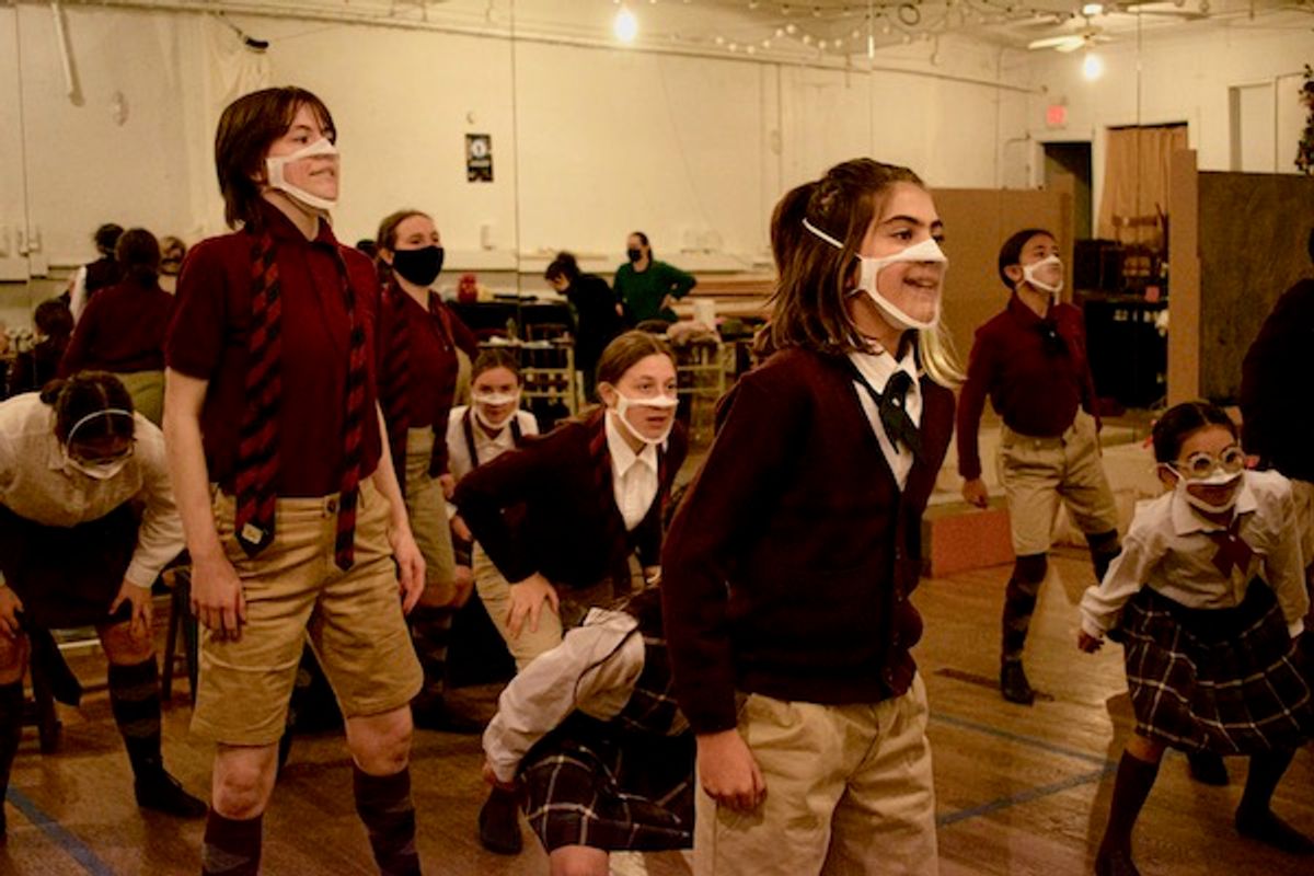 Rehearsal Photo courtesy of Broadway Training Center of Westchester.
Rehearsal Photo courtesy of Broadway Training Center of Westchester.