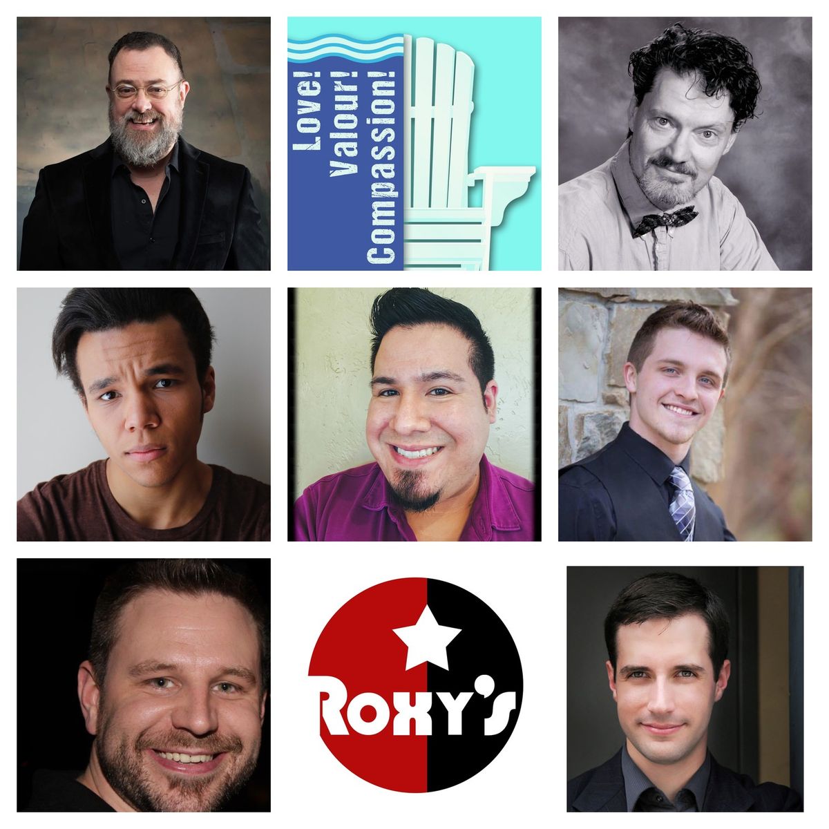 The Cast of Love! Valour! Compassion! at Roxy's Downtown The Cast of Love! Valour! Compassion! at Roxy's Downtown