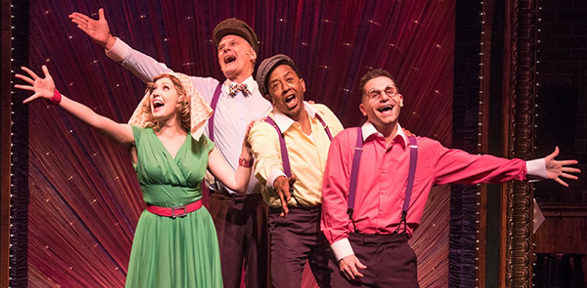 Pictured (Left to Right): Jenna Cormey, William Selby, Richie McCall, and Nick Anastasia. Photo by John Jones. Pictured (Left to Right): Jenna Cormey, William Selby, Richie McCall, and Nick Anastasia. Photo by John Jones.