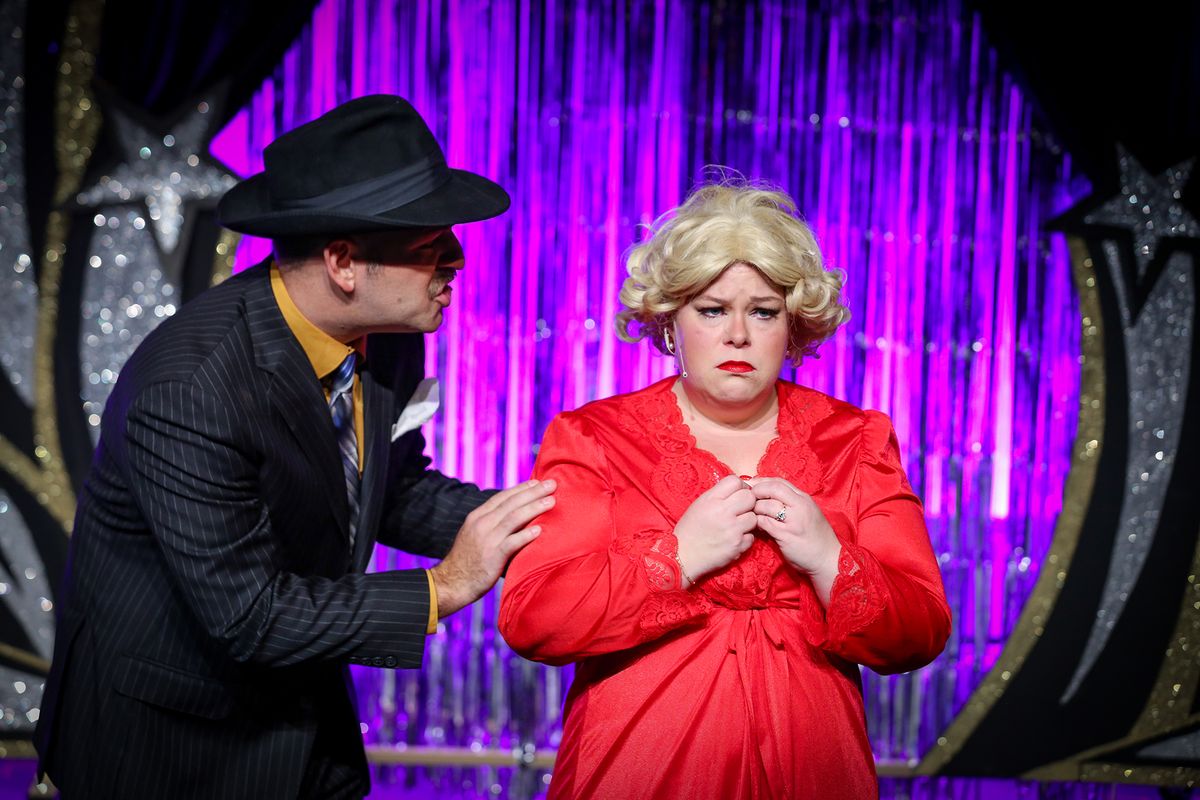 Nathan Detroit (Joseph DeMaio) and Miss Adelaide (Caitlin Martin)  Photo Credit: Fawn Nocera Photography  