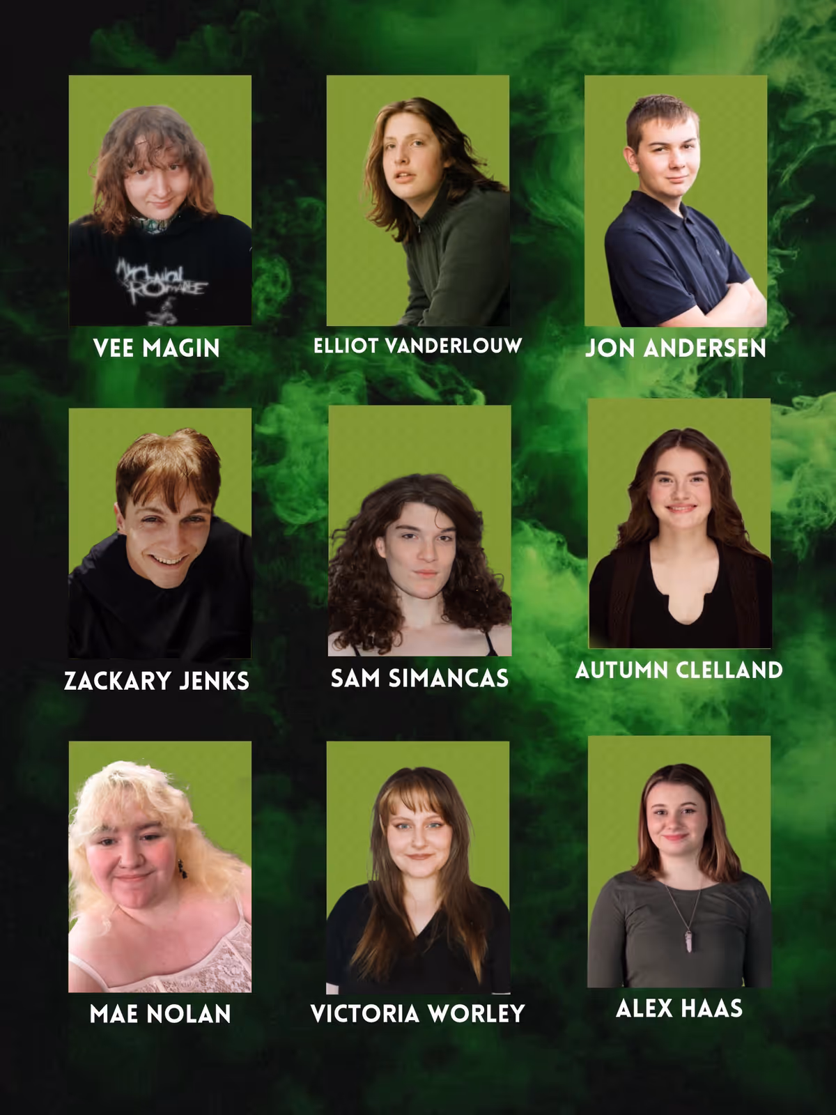 SFCC Production of Reefer Madness - The Musical - Cast Photos - Spring 2025