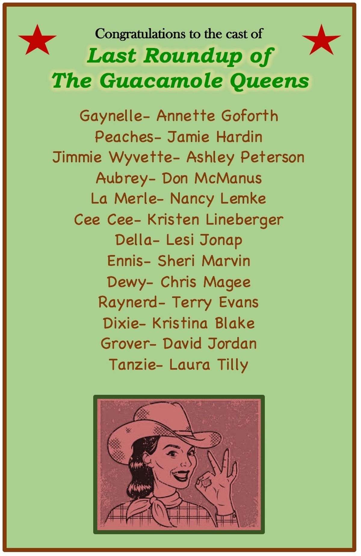 Cast List Cast List