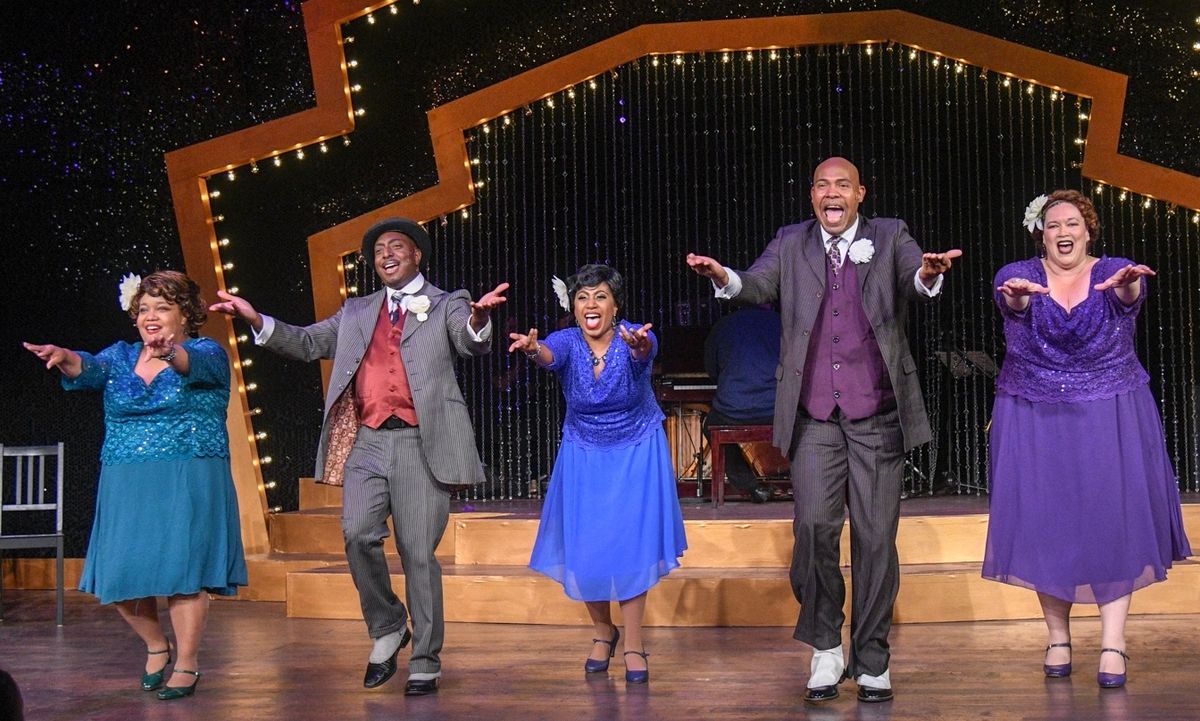 The company of Aint’ Misbehavin’.
Photo by John White The company of Aint’ Misbehavin’.
Photo by John White