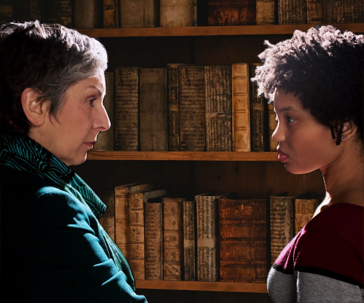 Sue Struve as Janine and Hannah Taylor as Zoe Photo credit: DJ Corey Photography