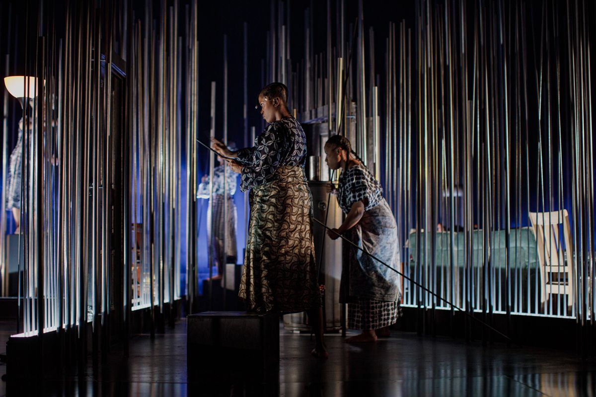 Janelle Grace and Ekemini Ekpo of The Huntington?s production of Mfoniso Udofia?s The Grove, directed by Awoye Timpo; photo by Marc J. Franklin. Running February 7 ? March 9, 2025 at the Calderwood Pa Janelle Grace and Ekemini Ekpo of The Huntington?s production of Mfoniso Udofia?s The Grove, directed by Awoye Timpo; photo by Marc J. Franklin. Running February 7 ? March 9, 2025 at the Calderwood Pa