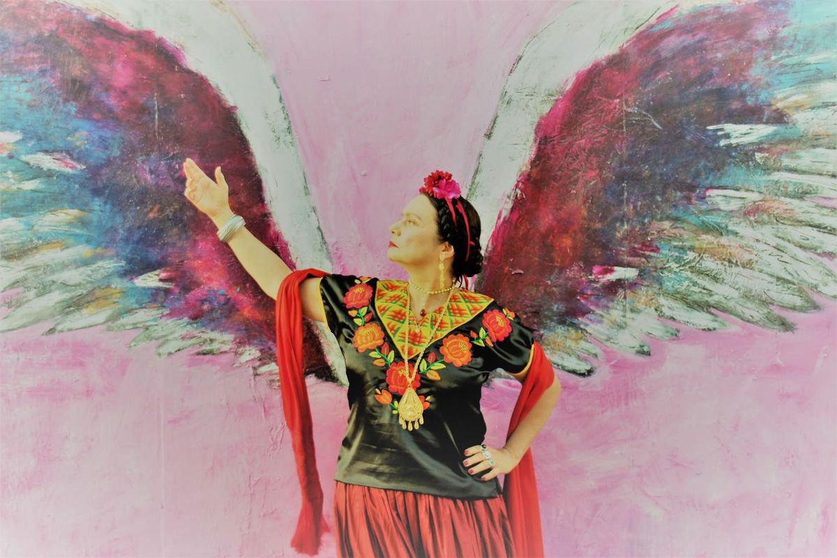 Frida with wings ?Feet what do I need you for when I have wings to fly! ? Frida with wings ?Feet what do I need you for when I have wings to fly! ?