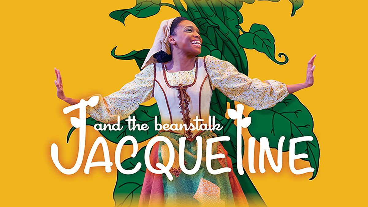 Girls are so often stereotyped, but Jacqueline will climb to great lengths to prove them all wrong! One upon a time, Jacqueline had a brother named Jack. The entire village thought Jack was so smart, strong and witty, but when the family ran out of money it was Jacqueline who used her brain to get them out of trouble. Follow Jackie up the beanstalk as she shatters stigma to discover it wasn’t because she was less capable, but because she was made to believe so. Now, she has the chance to prove her worth. Whether you are young or old, this fun and interactive one-woman show is important for everyone to see. Not because it’s unique, but because it’s not. It is the story of many girls.
Written by Deondra Kamau Means. Inspired by Jack and the Beanstalk and The Story of Jack Spriggins and the Enchanted Bean. Girls are so often stereotyped, but Jacqueline will climb to great lengths to prove them all wrong! One upon a time, Jacqueline had a brother named Jack. The entire village thought Jack was so smart, strong and witty, but when the family ran out of money it was Jacqueline who used her brain to get them out of trouble. Follow Jackie up the beanstalk as she shatters stigma to discover it wasn’t because she was less capable, but because she was made to believe so. Now, she has the chance to prove her worth. Whether you are young or old, this fun and interactive one-woman show is important for everyone to see. Not because it’s unique, but because it’s not. It is the story of many girls.
Written by Deondra Kamau Means. Inspired by Jack and the Beanstalk and The Story of Jack Spriggins and the Enchanted Bean.