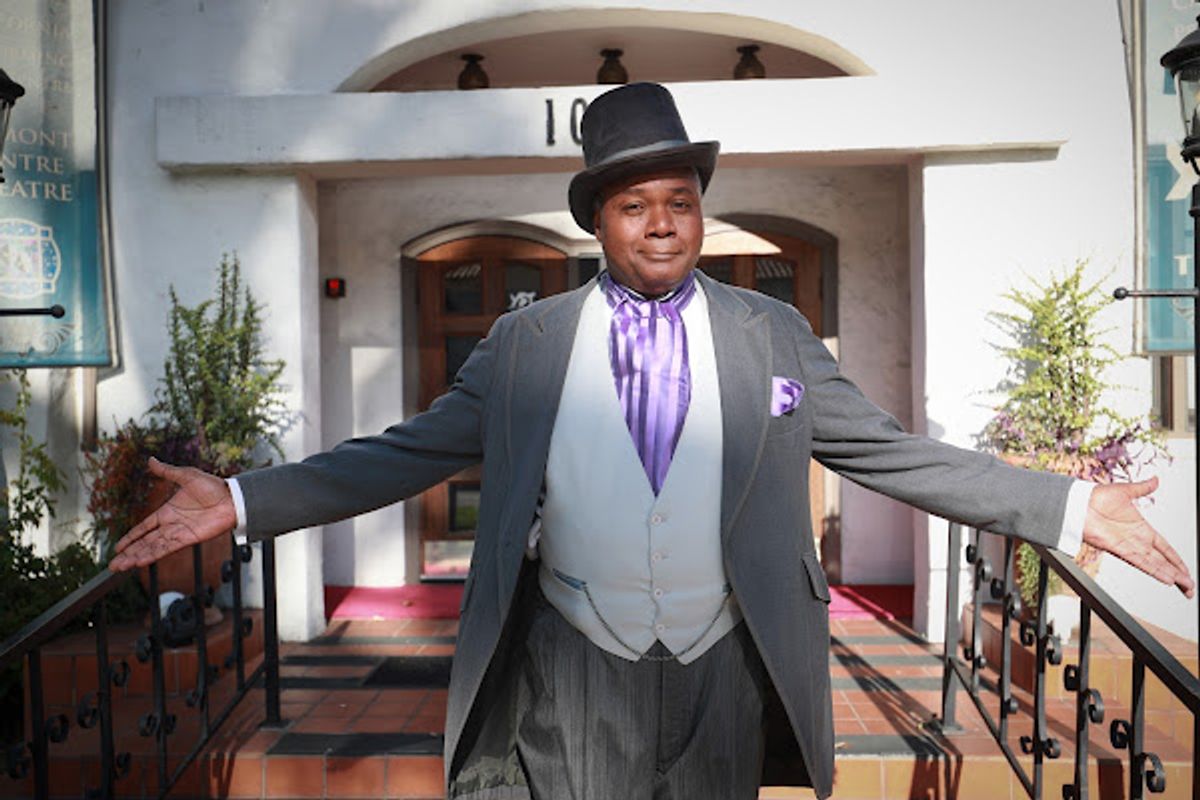 A PRODUCTIVE PHOTO SHOOT PART4! : Attired by skilled Costume Designer Tamarah Ashton and Photographed by the talented Eric Michael Hernandez, On Tuesday April 12, 2022, veteran and award-winning stage actor and play play director Darryl Maximilian Robinson appeared in a professional photo shoot as Mayor George Shinn in Meredith Willson's classic American musical comedy "The Music Man" in order to promote an upcoming local LA area revival of the work during his April 18, 2022 fourth appearance on Ron Brewington's internet performing arts television show "The Actor's Choice" Episode 8.16.

