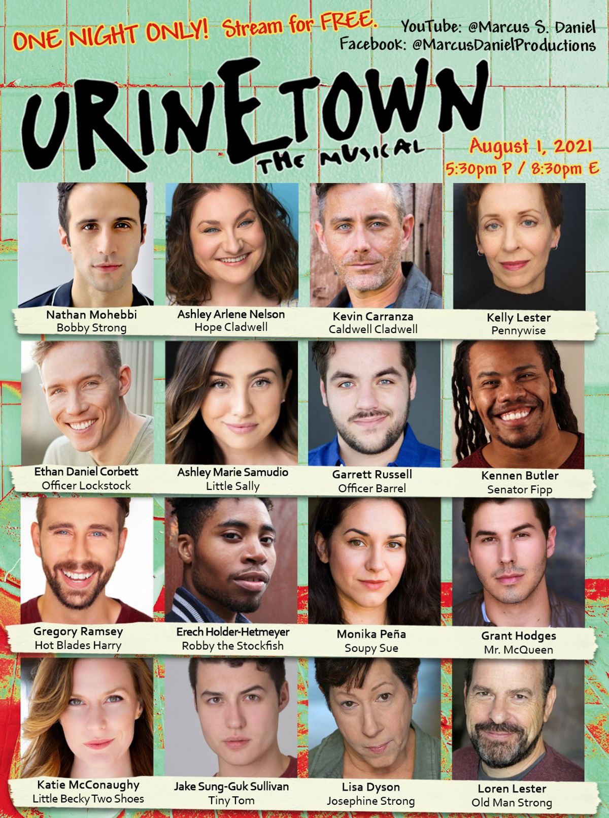 Urinetown Cast Poster Urinetown Cast Poster