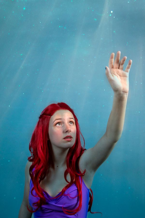 Alex Gray as Ariel in Disney?s The Little Mermaid, JR., photograph by Jason Johnson-Spinos 1