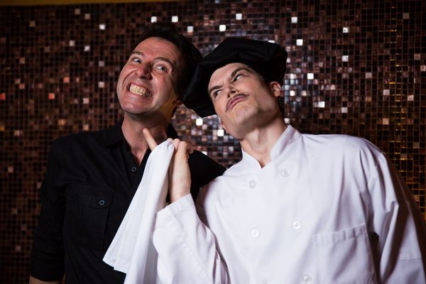 
Truffles: Jazz, Murder, and Dinner Theater opens its Fall Season at Swing 46 for weekly shows beginning October 14th, with special Halloween performance at Joe's Pub at the Public on October 31st.
Cast L to R: Cem Uyanik, Mikayla Petrilla, Ron Barba, Jenni Lark, Kevin Riddagh, Spencer Wolfe.
Photo Credit: Stephen Pyo. 4