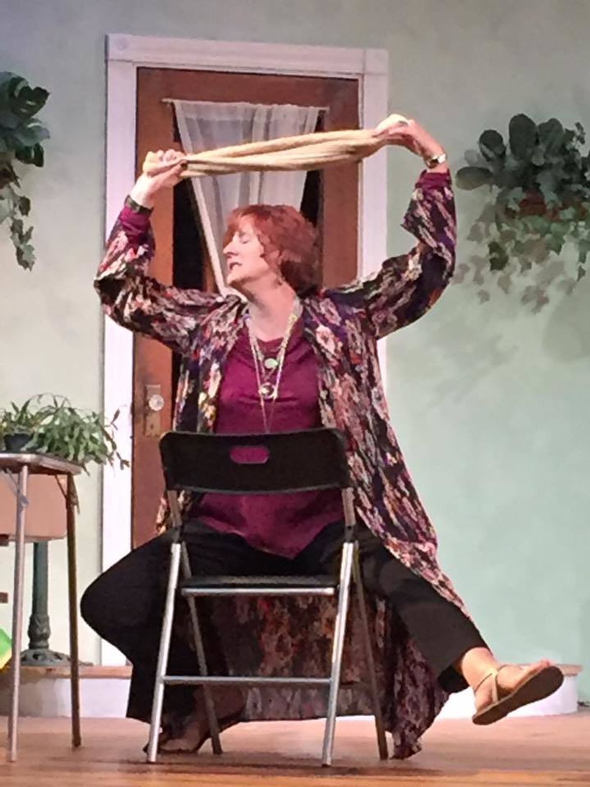 Leona (Juli Brooks) mourns the loss of her best friend the only way she knows how - with outrageously hilarious antics! Leona (Juli Brooks) mourns the loss of her best friend the only way she knows how - with outrageously hilarious antics!