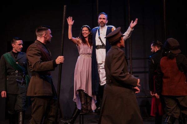 Faqir Hassan (Brutus) and Paul Turbiak (Cassius) Photo credit: Grettel Cortes 2