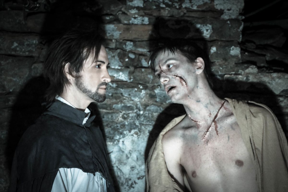 Luka Ashley Carter as Victor Frankenstein and Olaf Eide as Creature
Photo Credit: Kristy Rucker