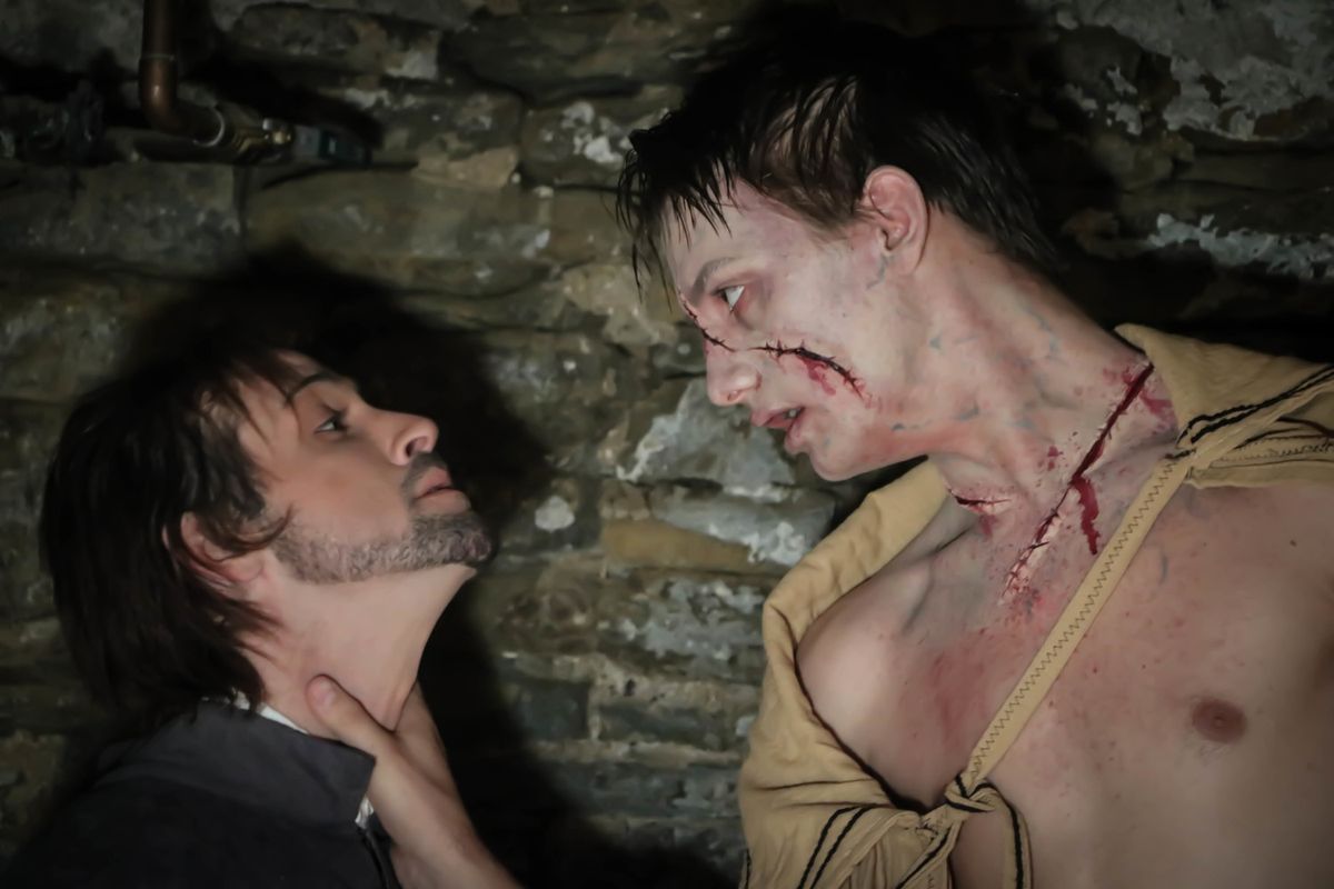Luka Ashley Carter as Victor Frankenstein and Olaf Eide as Creature
Photo Credit: Kristy Rucker