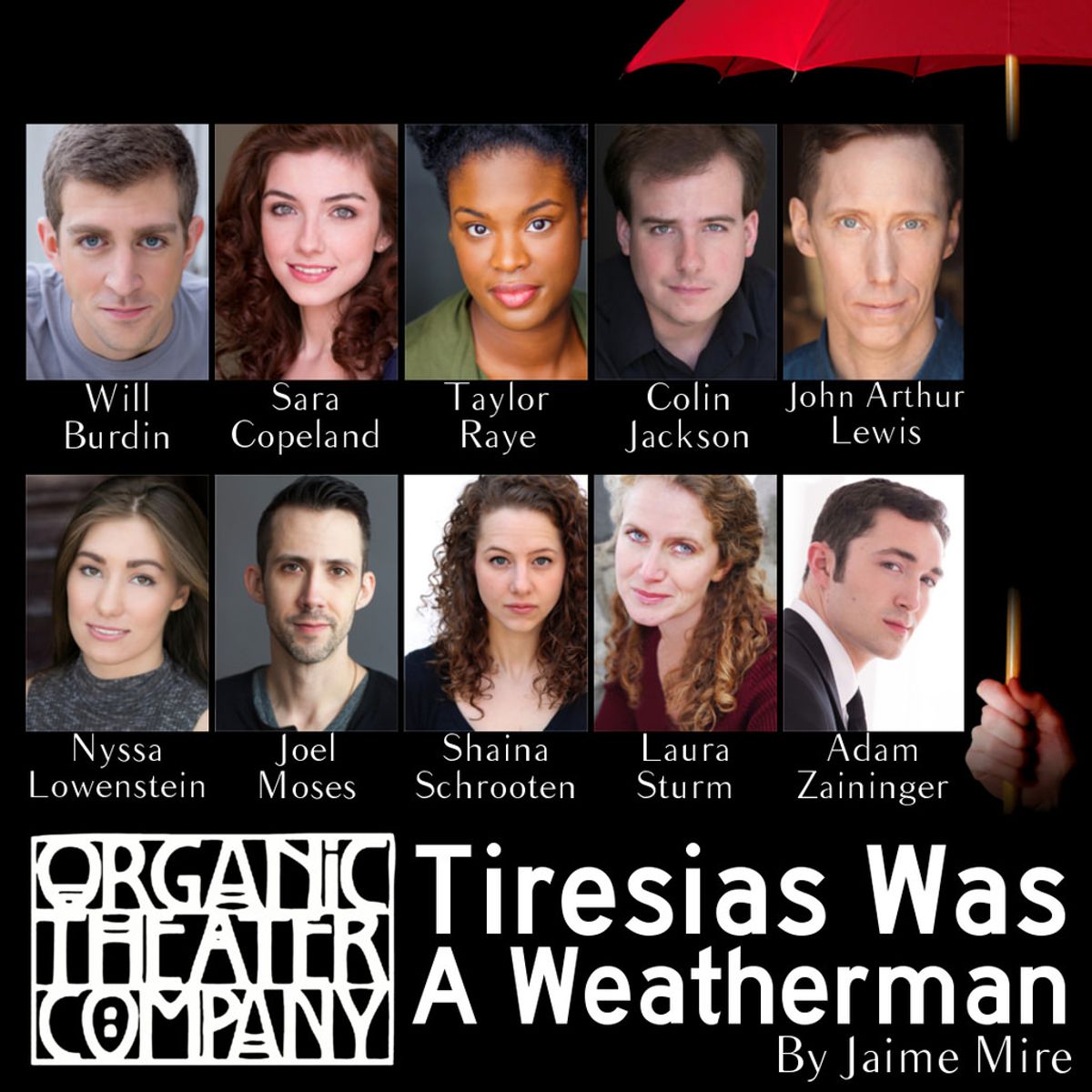 Cast of TIRESIAS WAS A WEATHERMAN