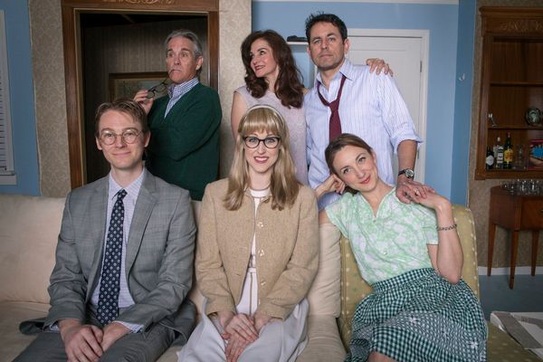 The cast of North Coast Repertory Theatre's HOW THE OTHER HALF LOVES 1