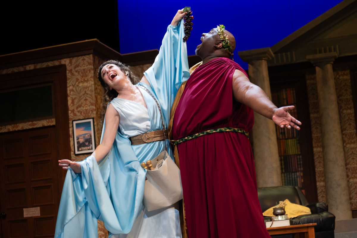 Dionysus, Brad Raymond*  Thalia, Kate Fahrner*  Photo Credit: Casey Gardner Ford