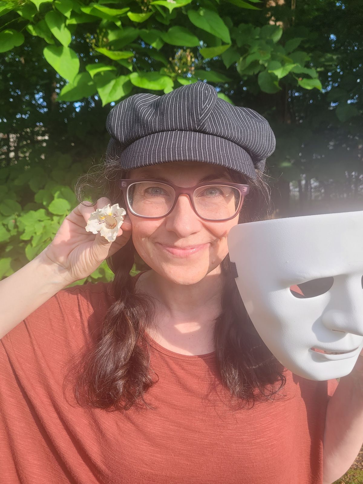 Julie Lyn Barber in Turbulent Architect at the 2025 Guelph Fringe Festival, Aug 7-10