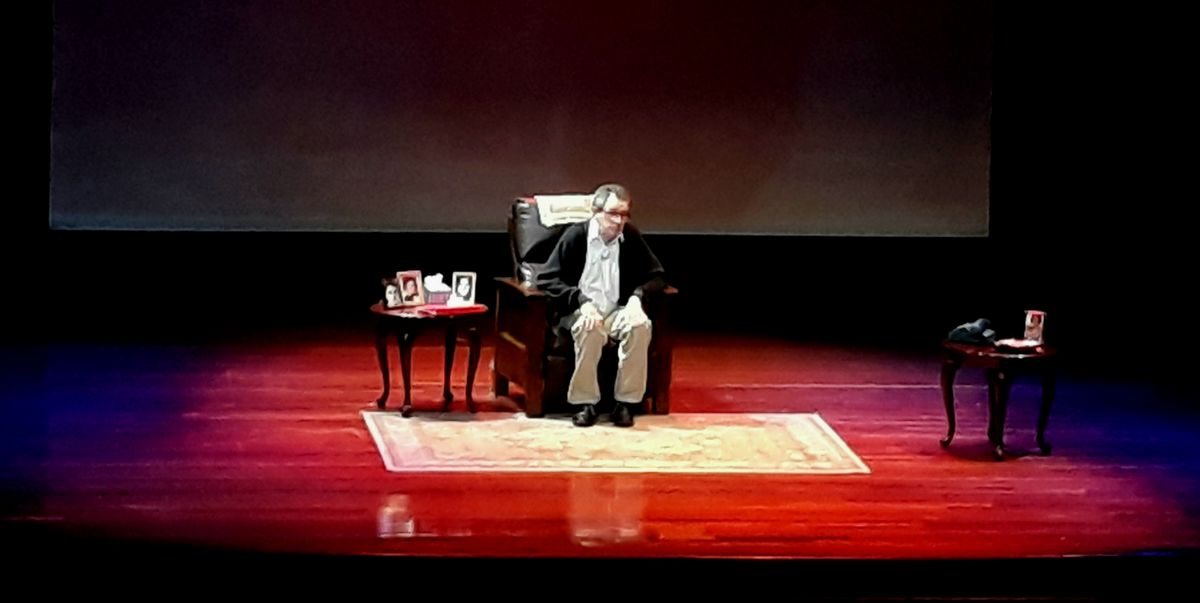 Frank Blocker in GOOD JEW at the Museum of Jewish Heritage premiere.