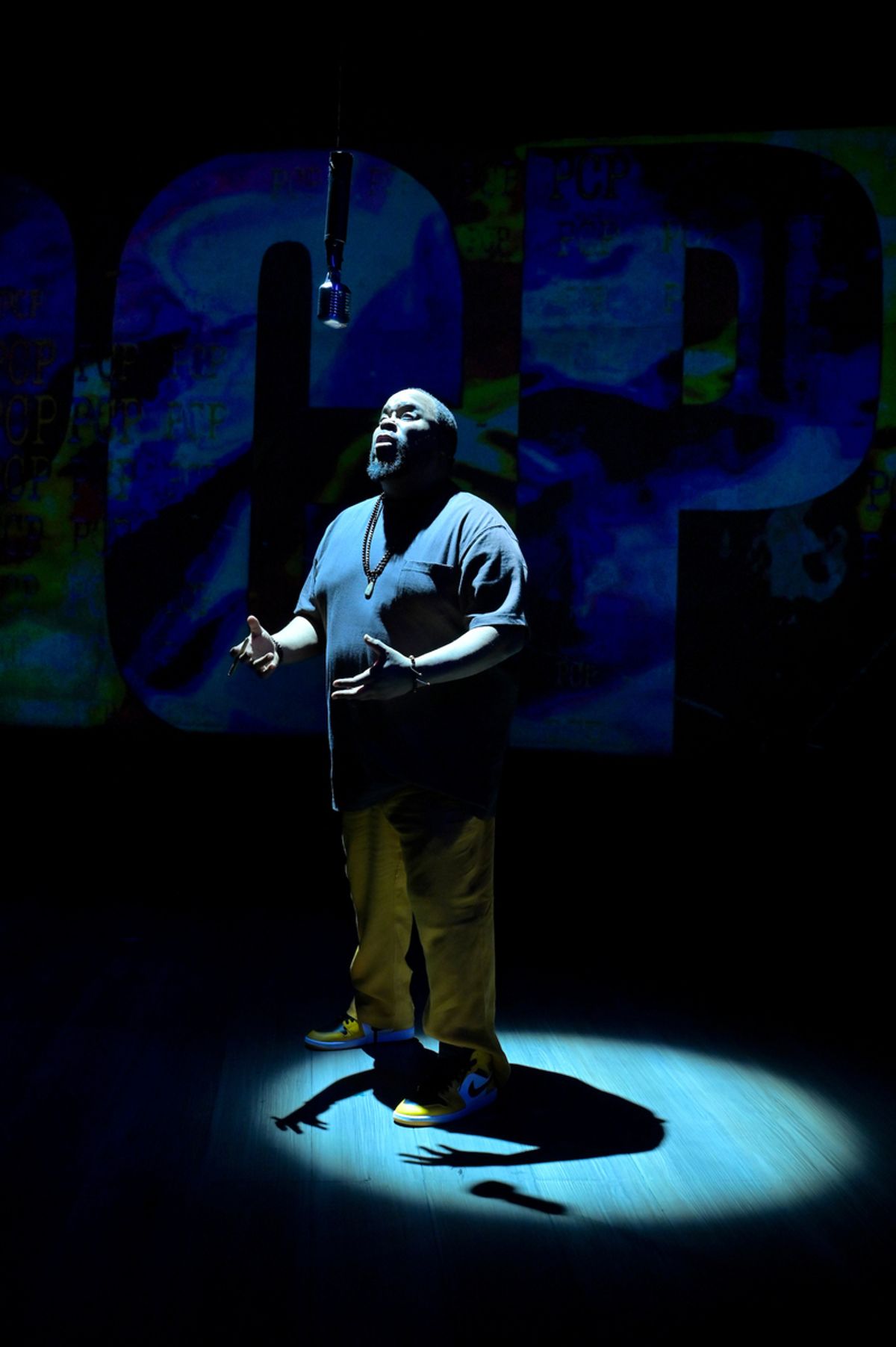 Jacob Ming-Trent in the world premiere of How Shakespeare Saved My Life  at Berkeley Rep's Peet's Theatre.