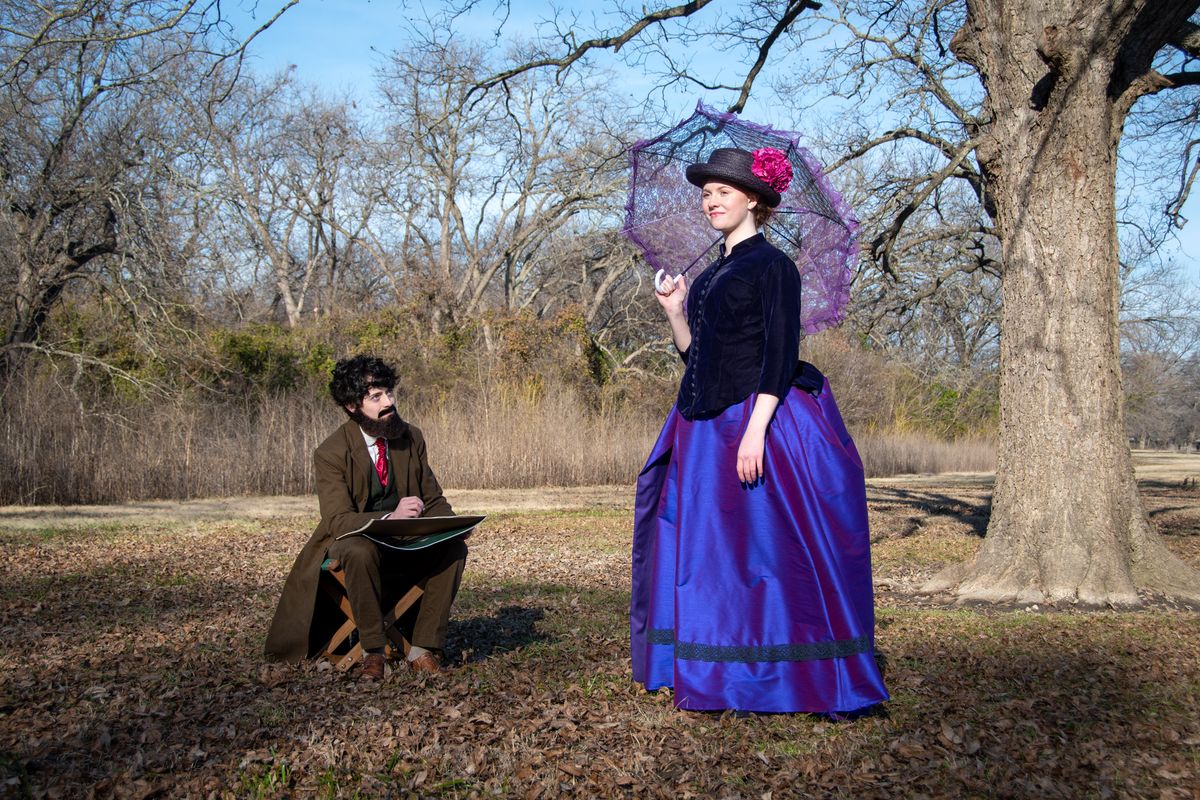 Brayden Lawrence and Ruby Allen in Sunday in the Park with George. Photograph by Jason Johnson-Spinos. Brayden Lawrence and Ruby Allen in Sunday in the Park with George. Photograph by Jason Johnson-Spinos.