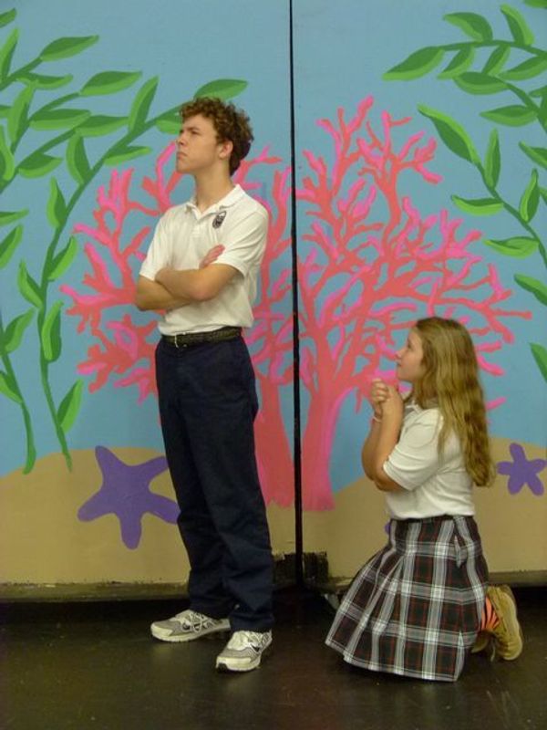 Thomas Hart (King Triton), Rachel Cartwright (Ariel) 1