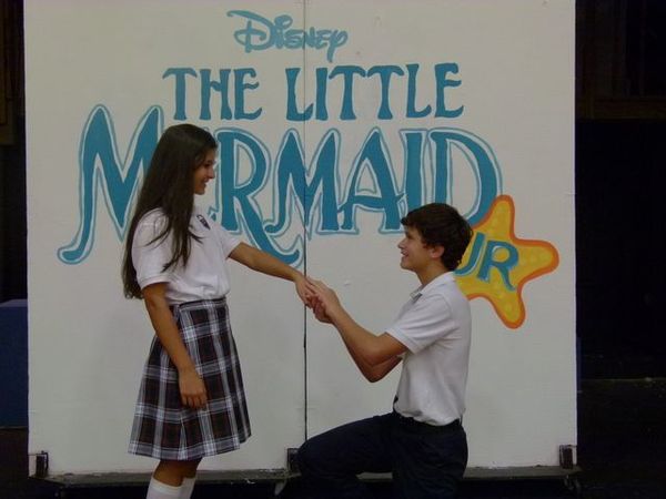Thomas Hart (King Triton), Rachel Cartwright (Ariel) 2