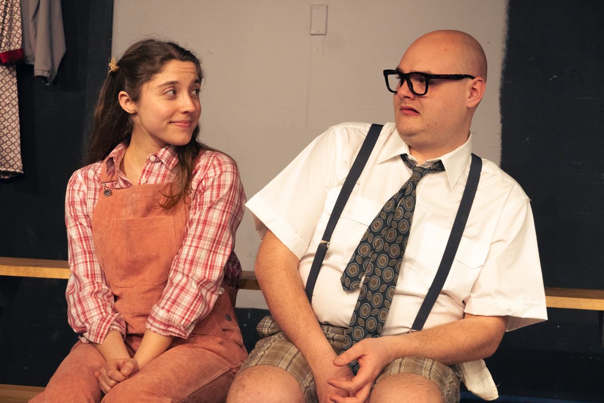 Brooke Smith and Anthony Laszlo in Curtain Call''''s production of The 25th Annual Putnam County Spelling Bee.