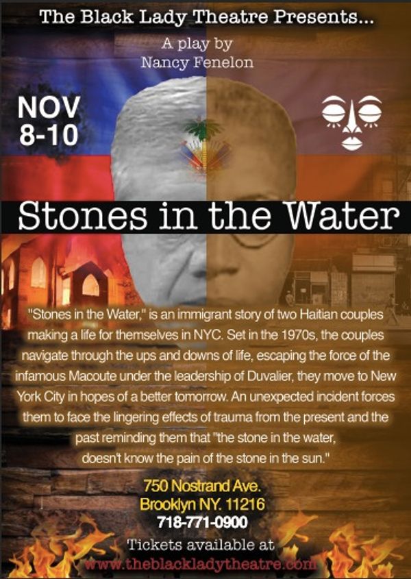 Flyer for Stones in the Water  1