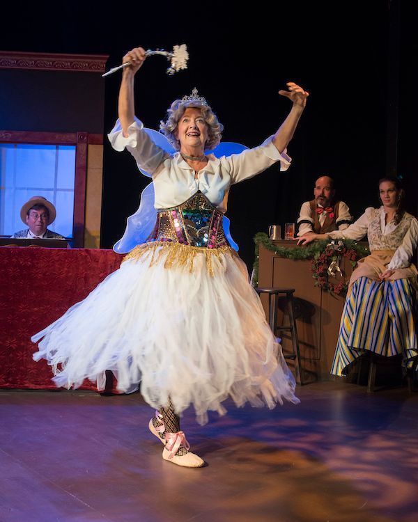 Catherine Flye performing Nobody Loves a Fairy When She's Forty in Christmas at the Old Bull and Bush
photo credit Chris Banks 3