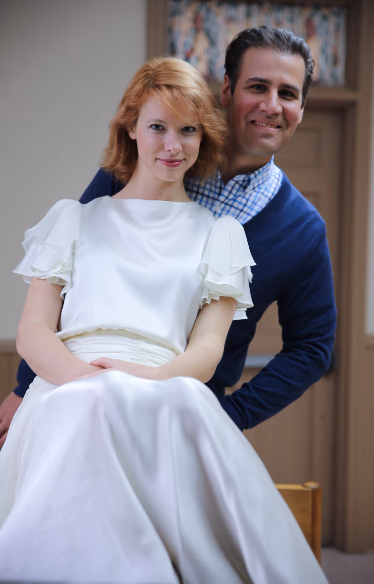 Tracy Lord (Lauren Suchinski, of Yardley) relies too much on marital advice from ex-husband C.K. Dexter Haven (Matt Duchnowski of Newtown) in Newtown Arts Company’s production of the stage and film comedy classic The Philadelphia Story, June 15 through  21 at historic Newtown Theatre, 120 North State Street, Newtown. For tickets and information, please see www.newtownartscompany.com.