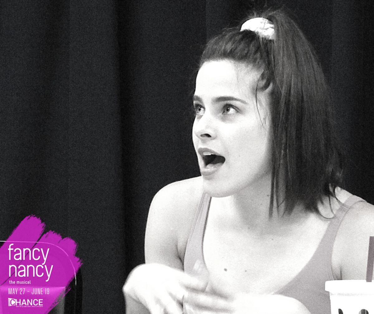 Gabbie Adner at their first readthru of "Fancy Nancy, The Musical" Set to run May 27 - June 19, 2022 at the Bette Aitken theater arts Center, this TYA musical adaptation of the wildly popular book series returns by popular demand. Gabbie Adner at their first readthru of "Fancy Nancy, The Musical" Set to run May 27 - June 19, 2022 at the Bette Aitken theater arts Center, this TYA musical adaptation of the wildly popular book series returns by popular demand.