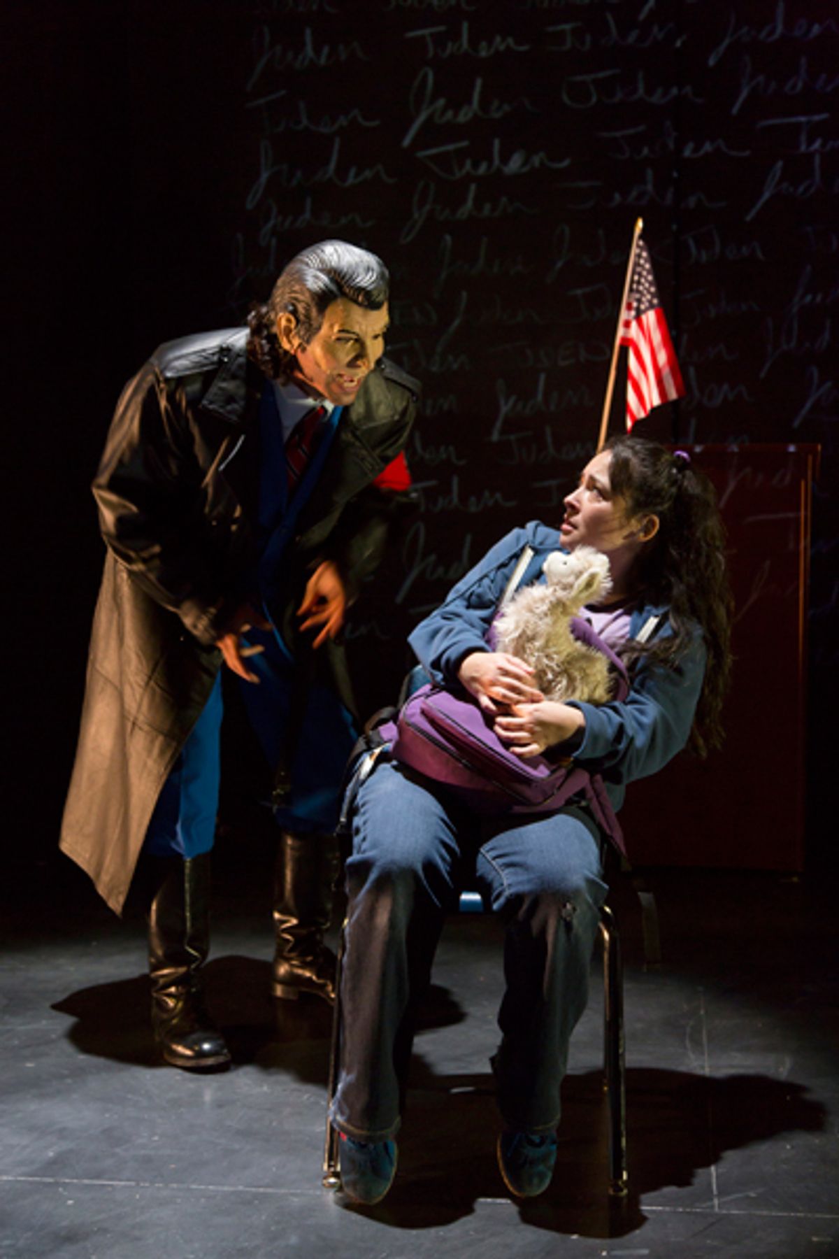 Gabriel Sloyer and Maria Helan in PINKOLANDIA. Photo by T. Charles Erickson. Gabriel Sloyer and Maria Helan in PINKOLANDIA. Photo by T. Charles Erickson.
