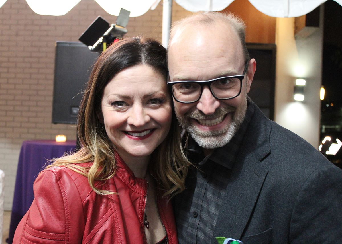 Jocelyn A. Brown and Matthew McCray on Opening Night of "Next to Normal," playing January 28 - February 27, 2022 at Chance Theater in Anaheim, CA. 