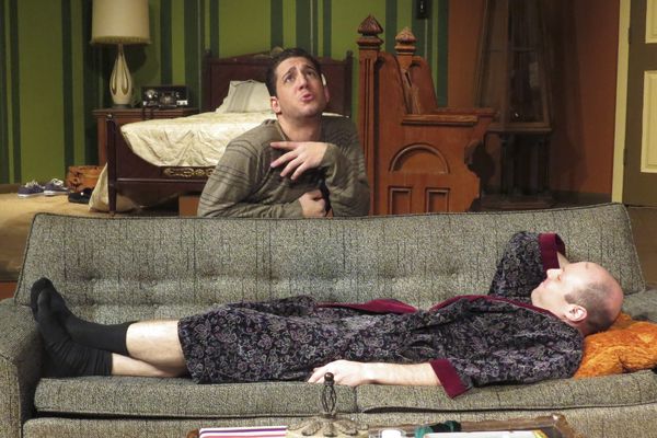 Michael (Joe Autuoro) serenades Donald (Jake Williams).
Photo by Arienne Davey 1