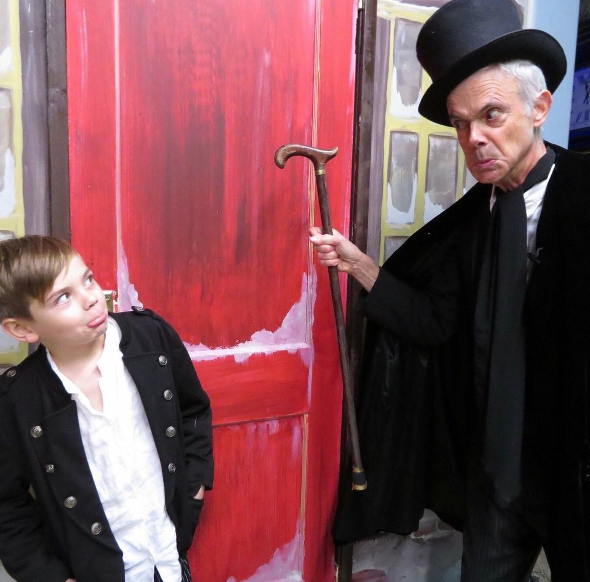 Scrooge and Tiny Tim Scrooge and Tiny Tim