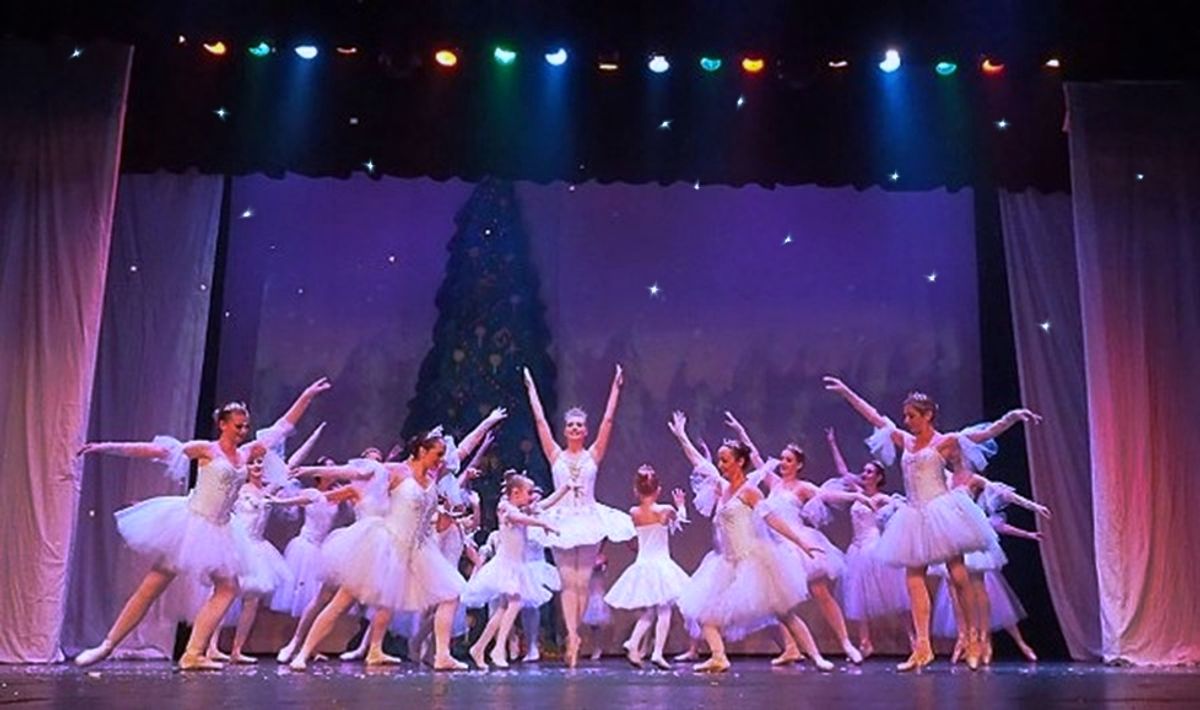 The exciting Snowflake Finale of Act One of The Nutcracker