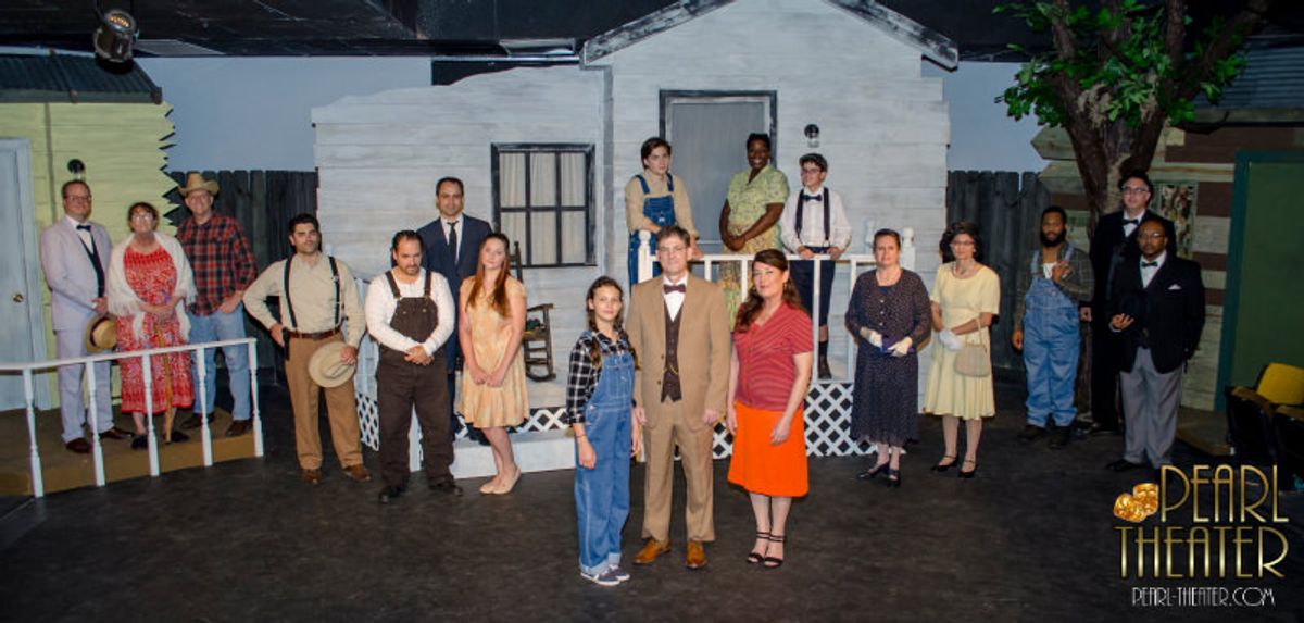 The Cast of To Kill a Mockingbird at the Pearl Theater, Houston TX.
Photo courtesy Gone To Texas Photos