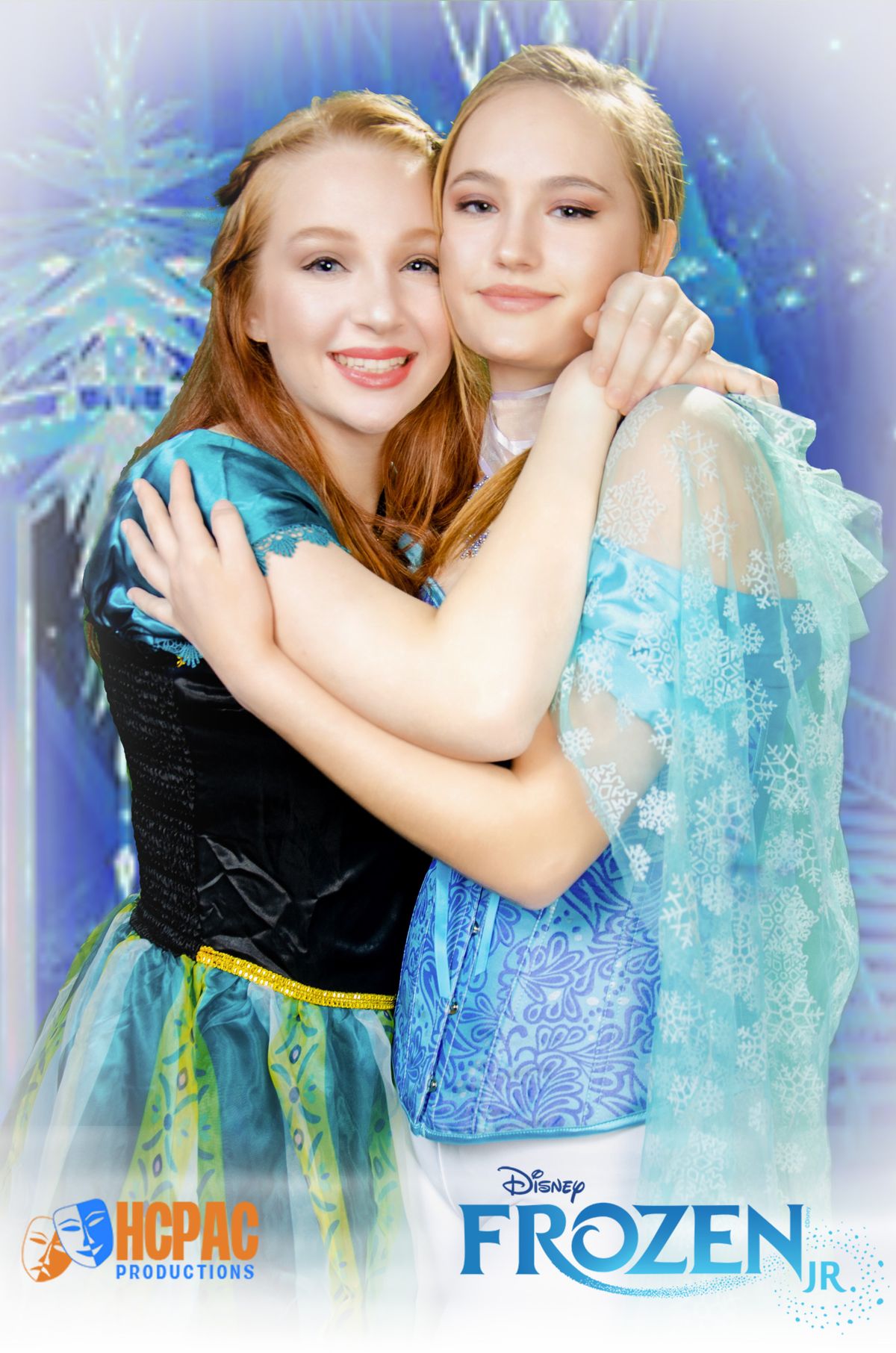 The enchanting modern classic from Disney, Frozen Jr. brings a story of true love and acceptance between sisters and expands upon the emotional relationship and journey between Princesses Anna and Elsa. With music and lyrics by Kristen Anderson-Lopez and Robert Lopez the production features all the memorable songs from the animated film, plus five new songs written just for the production. Performances will be December 6 and 7 at 7:30PM and December 8 at 2:30PM. (L-R Ana as Anna, Emma as Elsa)
Tickets on sale - www.thehcpac.org
The Harrisburg Christian Performing Arts Center (HCPAC) has been impacting youth in Central PA since 1962. Our mission is to produce quality theater while training youth and young adults with skills for the stage of life. We believe that placing Jesus center-stage is the most important element of being prepared for the stage of life. We strive to create an environment that allows our young people to discover a relationship with Jesus while loving them regardless of their response.
“Producing Quality Theater while Training Students and Young Adults with Skills for the Stage of Life.” The enchanting modern classic from Disney, Frozen Jr. brings a story of true love and acceptance between sisters and expands upon the emotional relationship and journey between Princesses Anna and Elsa. With music and lyrics by Kristen Anderson-Lopez and Robert Lopez the production features all the memorable songs from the animated film, plus five new songs written just for the production. Performances will be December 6 and 7 at 7:30PM and December 8 at 2:30PM. (L-R Ana as Anna, Emma as Elsa)
Tickets on sale - www.thehcpac.org
The Harrisburg Christian Performing Arts Center (HCPAC) has been impacting youth in Central PA since 1962. Our mission is to produce quality theater while training youth and young adults with skills for the stage of life. We believe that placing Jesus center-stage is the most important element of being prepared for the stage of life. We strive to create an environment that allows our young people to discover a relationship with Jesus while loving them regardless of their response.
“Producing Quality Theater while Training Students and Young Adults with Skills for the Stage of Life.”