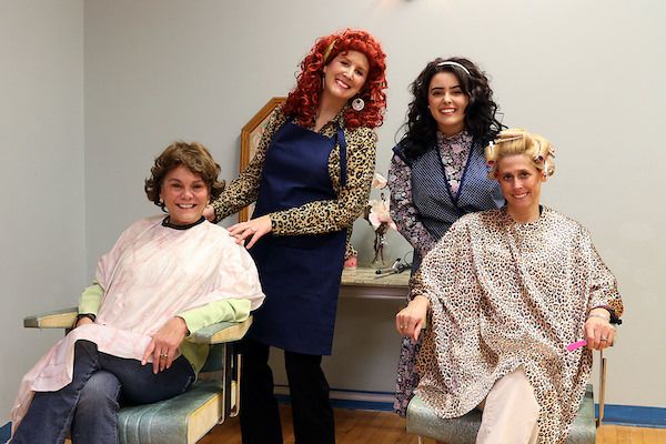 Co-directed by Debra Susi and Beth Lambert, the talented cast of community actors performing in Steel Magnolias is amazing! Pictured here from left to right, top to bottom:

Truvy Jones – Juli Brooks-Settlemire 
Annelle Dupuy- Desoto – Emily Cates
M’Lynn Eatenton – Lisa Neal
Clairee Belcher – Nancy Carbone
 2