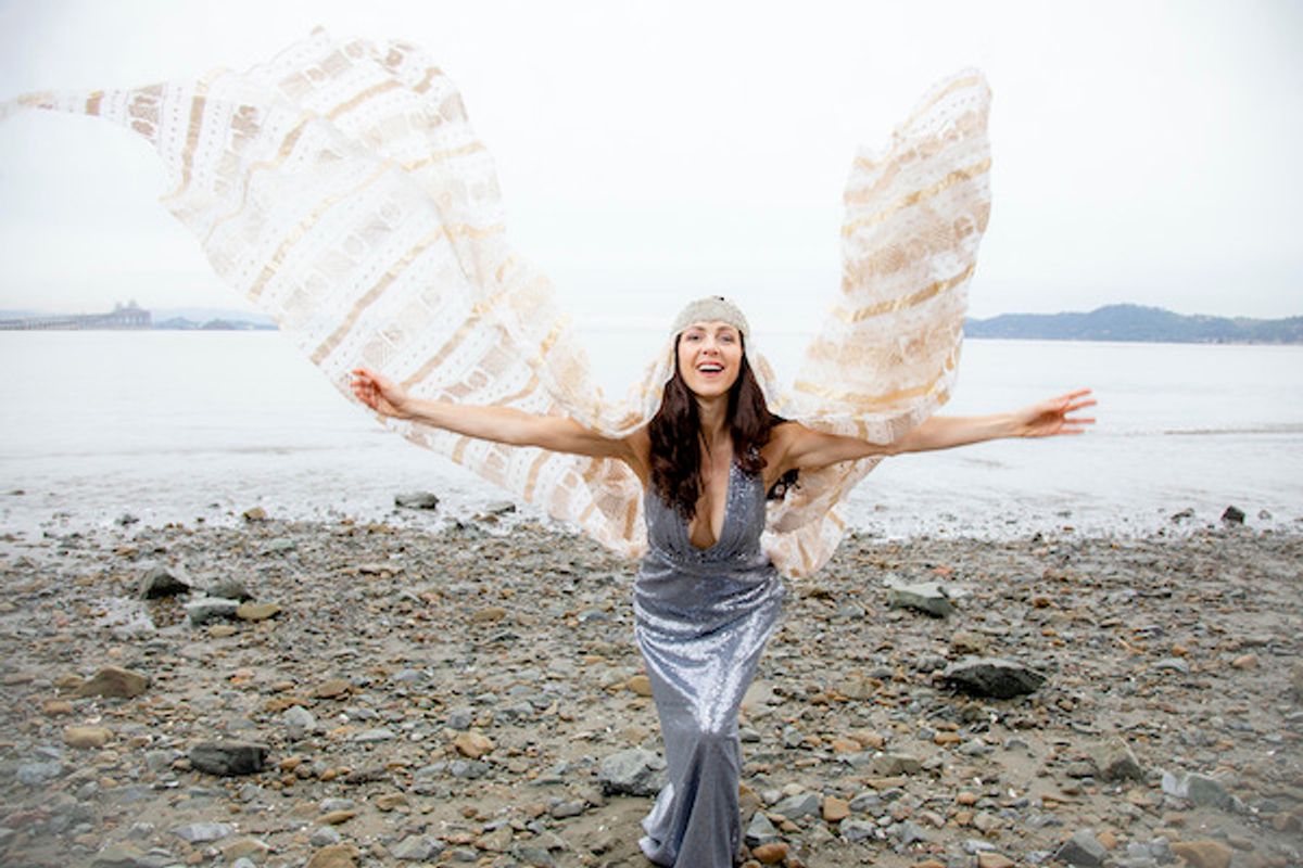 Susan Zelinsky as Lady of the Lake, photo by Steven Underwood