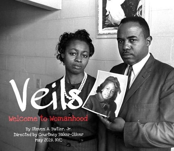 Much has been written about the men and boys lost in both the Civil Rights and Black Lives Matter movements.  Unexplored, however are the stories of the women whose lives are affected by these tragedies---the women who wear the "Veils."  From Viola Luizzo to Sabrina Fulton (mother of Trayvon Martin), six talented women portray multiple characters in a story crafted by 2016 Arena Stage Playwright's Arena Playwriting Fellow Steven A. Butler, Jr. and Director Courtney Baker-Oliver. "Veils" a play with music is a official selection of the 2019 Downtown Urban Arts Festival and will have its world debut May 11, 2019 @8pm at the Wild Project Theater in New York City.  (A special cameo performance by David Lamont Wilson)   1
