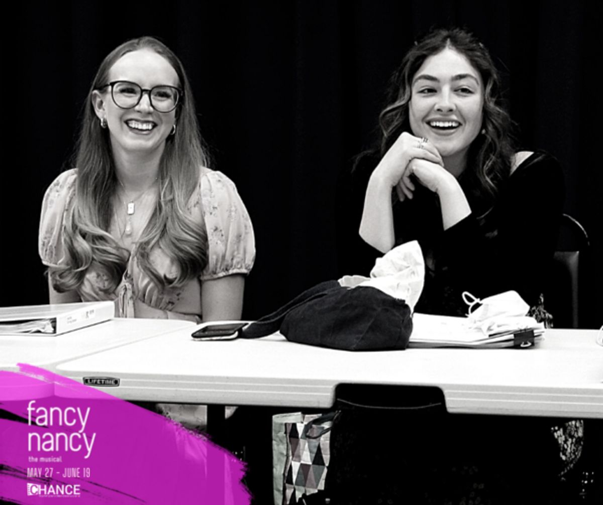 Angela Griswold and Jillian Batt at their first readthru of "Fancy Nancy, The Musical/" Set to run May 27 - June 19, 2022 at the Bette Aitken theater arts Center, this TYA musical adaptation of the wildly popular book series returns by popular demand. Angela Griswold and Jillian Batt at their first readthru of "Fancy Nancy, The Musical/" Set to run May 27 - June 19, 2022 at the Bette Aitken theater arts Center, this TYA musical adaptation of the wildly popular book series returns by popular demand.